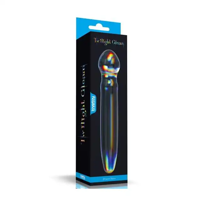 Twilight Gleam - Prism Glass Dildo - szklane dildo wykonane z trwałego materiału