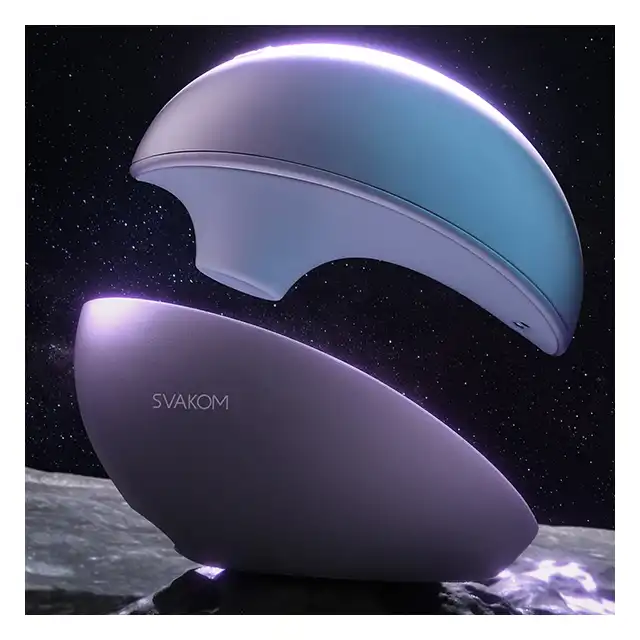 Svakom - Pulse Galaxie Starlight Projector Lilac. Powietrzny stymulator łechtaczki, intensywne fale powietrzne z projektorem gwiazd, w kolorze liliowym
