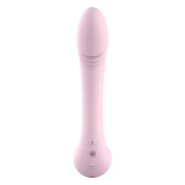 Amour – Flexible Vibrator Lea. Różowy silikonowy wibrator z lekkim wygięciem do subtelnej stymulacji punktu G