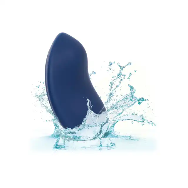 CalExotics - Cashmere Velvet Curve. Intensywny wibrator do łechtaczki, miękki i gładki silikon o sensualnych żłobieniach dla dodatkowej stymulacji