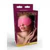 Taboom - Malibu Blindfold Pink. Elegancka różowa opaska na oczy wykonana z wegańskiej skóry PU, ogranicza widzenie i intensyfikuje zmysły