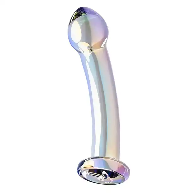 Playboy - Jewels King. Kryształowe szklane dildo o idealnie stymulującej krzywiźnie, imponujący rozmiar i ergonomiczna konstrukcja