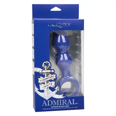 Admiral - Advanced Beaded Probe. Silikonowa wtyczka analna o stymulującej koralikowej konstrukcji, odkryj niezrównane pobudzenie