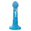 CalExotics - Twisted Bulb Tip Probe Blue. Silikonowe dildo z bulwiastą końcówką dla rozkoszy na wysokim poziomie, odkryj intensywną przyjemność