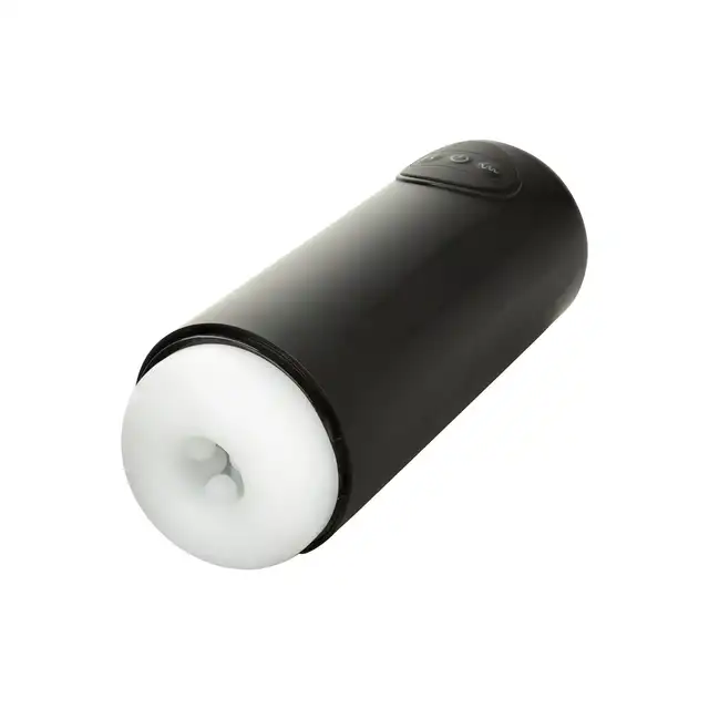 CalExotics - Vibro Thruster Stroker. Masturbator o super stymulacyjnych funkcjach wibracji, pulsacji, eskalacji i ruchu posuwistego, niesamowite doznania