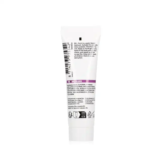 Fist It - Anal Relaxer 25ml. Wodny lubrykant do seksu analnego, zapewniający bezpieczne i komfortowe doznania z rozluźniającym efektem