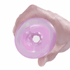 Pretty Love - Transparent Masturbator Pink. Przezroczysty masturbator męski z żebrowaną strukturą i stymulacyjną kulką wewnątrz
