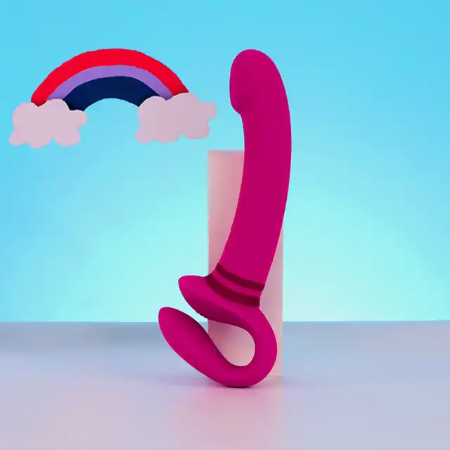 Gender X - Sharing Is Caring - strap-on bez uprzęży. Dwa silniki sterowane pilotem!