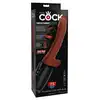 King Cock - 7,5“ Thrusting Cock with Balls. Profesjonalny wibrator realistyczny z funkcją ruchu posuwistego i podgrzewania