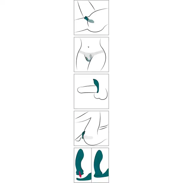 Couples Choice - RC 3in1 Vibrator. Zestaw wibrator do punktu G i ring erekcyjny, możliwość połączenia w cudowny stymulator podwójny, sterowanie za pomocą pilota