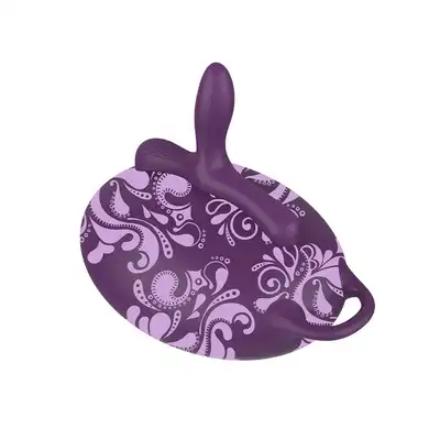 Bouncy Bliss - Classic Purple - fioletowa poduszka z wibratorem! Przyjemność podczas siedzenia