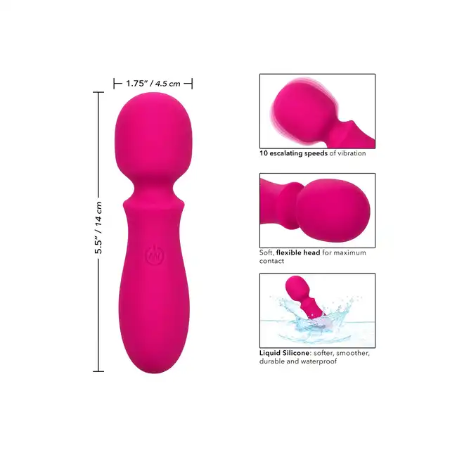 Calexotics - Bliss Mini Wand - mini różdżka wykonana z silikonu premium. Idealna na podróż