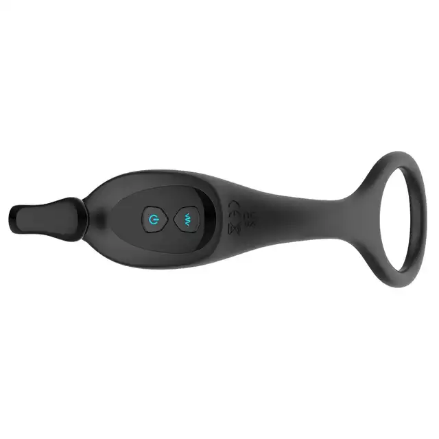 B-Series - Levante Prostate Massager USB. Nowoczesny stymulator prostaty z ruchem posuwistym i wibracjami oraz ringiem na penisa. Pełnia rozkoszy. 