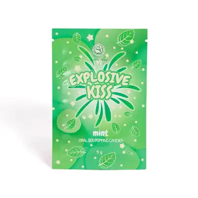 Secret Play - Mint Popping Candies. Strzelające cukierki stymulacyjne o smaku orzeźwiającej mięty, dodaj element wow do swoich sesji seksu oralnego