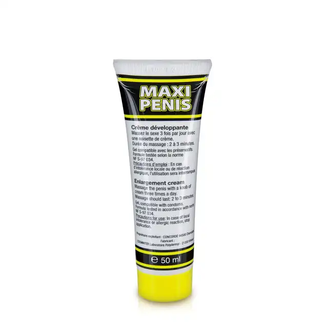 Concorde - Maxi Penis Cream 50ml. Krem pogrubiający penisa, zapewniającym intensywną pielęgnację i stymulację dzięki starannie dobranym składnikom