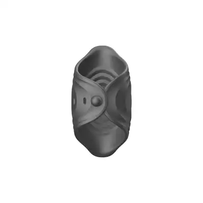 B-Series - Wearable Penis Vibrator USB. Czarny, kompaktowy masturbator z wibracjami. Doskonała stymulacja każdym wybranym dla Ciebie miejscu