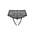 Obsessive - Pearlove Panties XS/S. Zmysłowe majteczki z dziurką i perełkami, podkreśl swoją kobiecość i pewność siebie