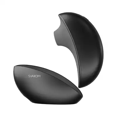 Svakom - Pulse Galaxie Starlight Projector Black. Wibrator do łechtaczki z funkcją stymulacji falami powietrznymi, z projektorem gwiazd