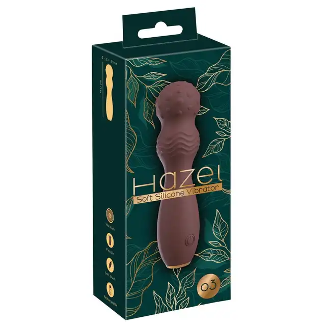 You2Toys - Hazel 03. Wibrator z wszechstronną strukturą stymulującą oraz aksamitnie jedwabistej powierzchni, elastyczna główka