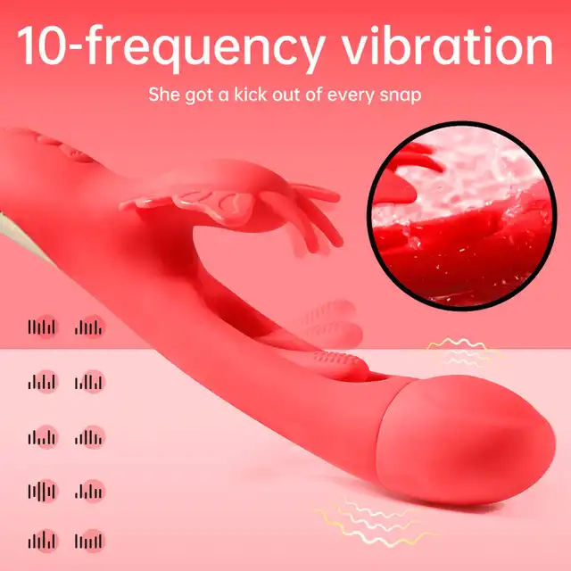 Boys Series - Butterfly Dual Flicking Vibrator. Innowacyjny wibrator, delikatne drgania skrzydeł motyla i języczka z potężnymi wibracjami, szeroki zakres doznań i trwałą przyjemność.