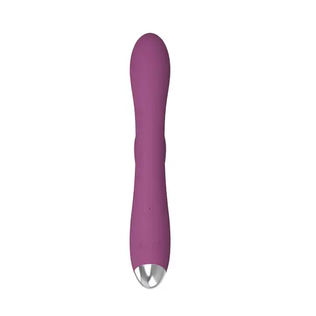 B-Series - Dual Rabbit Vibrator Purple. Fioletowy wibrator z króliczkiem. Intensywne wibracje w eleganckiej formie