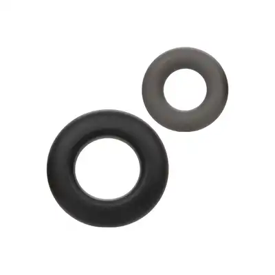 Calexotics - Alpha Prolong Set Of 2 - zestaw ringów erekcyjnych na penisa. Wydłuż i popraw swoją erekcję 