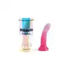 Love to Love - Dildoll Sunrise - dwukolorowe dildo z silikonu z dodatkiem brokatu!