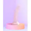 Love to Love - Dildoll Starlight - różowe dildo z silikonu z dodatkiem brokatu w kształcie gwiazd! 