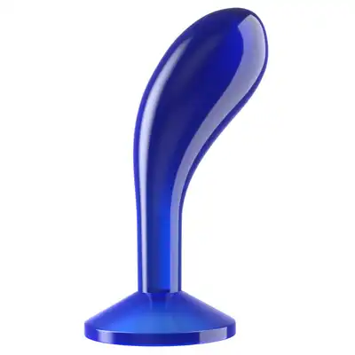 Lovetoy - Flawless Clear 6.0 " Blue - półprzezroczysta wtyczka do masażu prostaty.