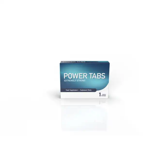 EroMed - Power Tabs&amp;#x2122; 1 Caps. Tabletka wspomagająca i wzmacniająca erekcję, suplement diety oparty na naturalnych składnikach o potwierdzonej skuteczności