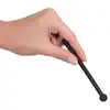Penisplug - Penis Plug Piss Play black. Silikonowy dilator do cewki moczowej z wydrążonym środkiem