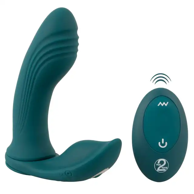 Couples Choice - RC 3in1 Vibrator. Zestaw wibrator do punktu G i ring erekcyjny, możliwość połączenia w cudowny stymulator podwójny, sterowanie za pomocą pilota