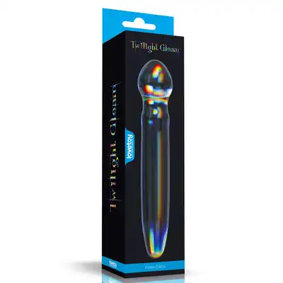 Twilight Gleam - Prism Glass Dildo - szklane dildo wykonane z trwałego materiału