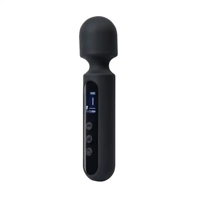 Rimba - SN05 Small Wand - wibrator magiczna różdżka z wyświetlaczem LCD