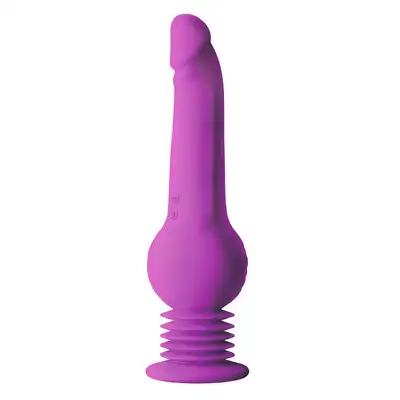 Blush - Impressions New York Gyroquake Dildo Purple. Ruchomy wibrator o realistycznym designie i ekscytujących funkcjach ruchu posuwistego i wibracji