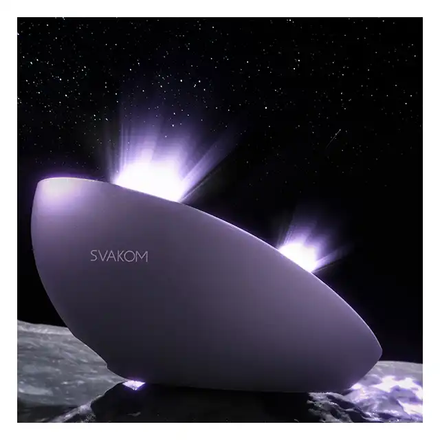 Svakom - Pulse Galaxie Starlight Projector Lilac. Powietrzny stymulator łechtaczki, intensywne fale powietrzne z projektorem gwiazd, w kolorze liliowym