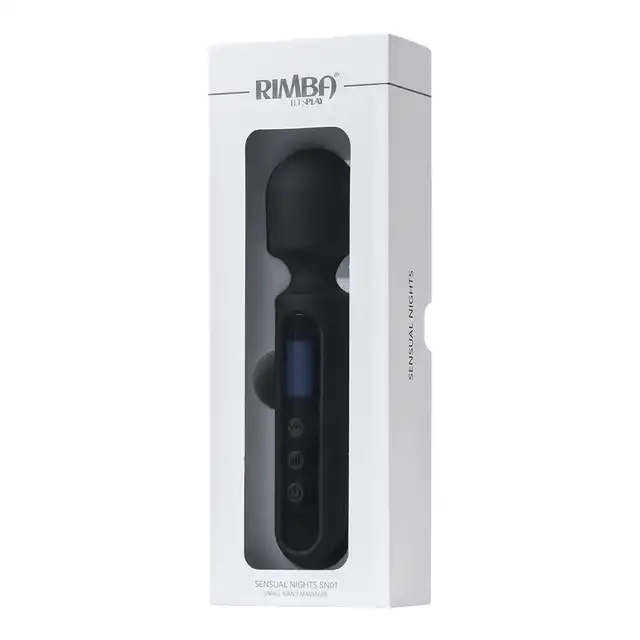 Rimba - SN05 Small Wand - wibrator magiczna różdżka z wyświetlaczem LCD