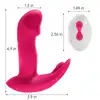 Boys Series - Flicking Wearable Vibrator. Podwójny wibrator z ruchomą główką i ruchomym języczkiem do łechtaczki, różnorodne tryby wibracji i wariacji