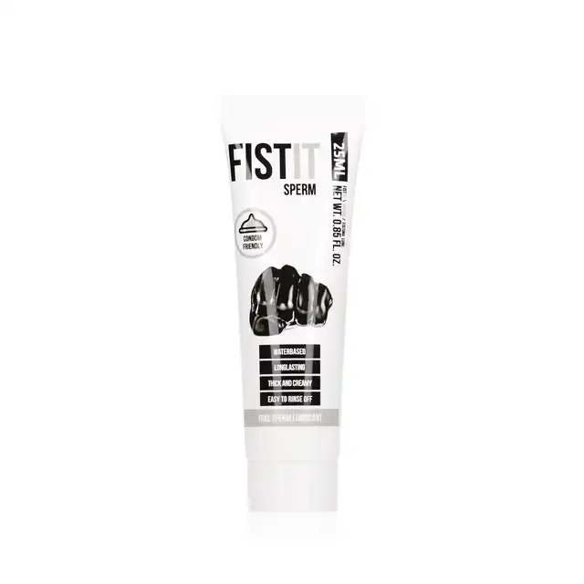 Fist It- Sperm-Like Lubricant 25ml. Wodny żel nawilżający o konsystencji i wyglądzie imitującym spermę