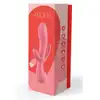 Amour – Triple Pleasure Vibe Claire. Różowy, potrójny wibrator do stymulacji waginalnej, analnej oraz łechtaczkowej