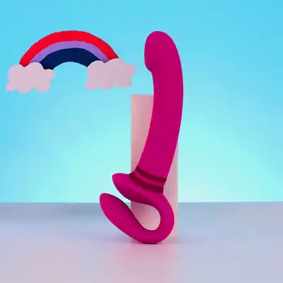 Gender X - Sharing Is Caring - strap-on bez uprzęży. Dwa silniki sterowane pilotem!