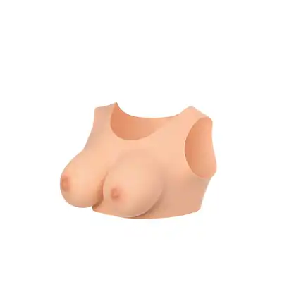 Starbust  - Realistic Breasts Bust Cleavage E. Naturalne sztuczne piersi wykonane z realistycznego silikonu przypominającego ludzką skórę, w formie straponu
