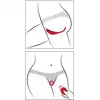 Sweet Smile - RC Slim Panty Vibrator Red. Wibrator bieliźniany, pieści srom, łechtaczkę i odbyt, zapewniając dyskretną przyjemność dzięki 7 trybom wibracji