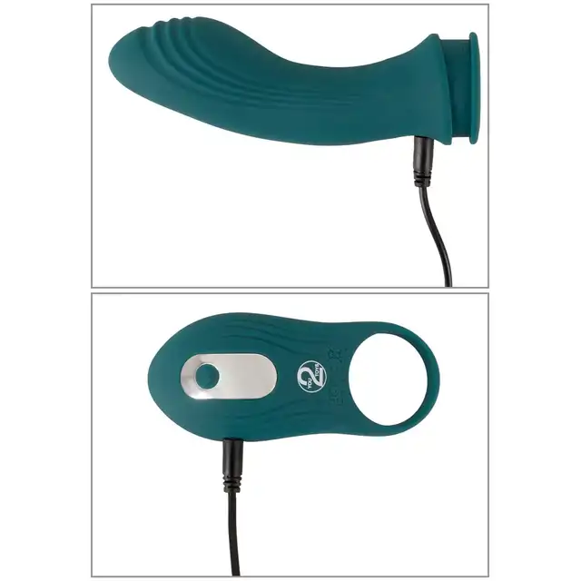 Couples Choice - RC 3in1 Vibrator. Zestaw wibrator do punktu G i ring erekcyjny, możliwość połączenia w cudowny stymulator podwójny, sterowanie za pomocą pilota