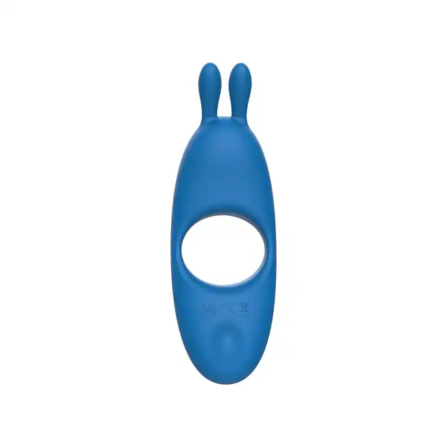 ToyJoy - Super Hero Couples C-Ring. Pierścień erekcyjny, potężne wibracje masującym trzon i jądra i wibrujące uszka stymulujące łechtaczkę
