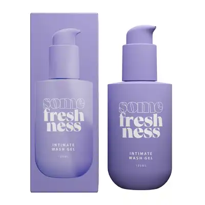 SOME WASH - Intimate Wash 100ml. Delikatny żel do mycia okolic intymnych, zapewnia naturalną równowagę pH, odżywcze oczyszczanie i codzienną ochronę
