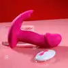 Boys Series - Flicking Wearable Vibrator. Podwójny wibrator z ruchomą główką i ruchomym języczkiem do łechtaczki, różnorodne tryby wibracji i wariacji