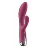 Satisfyer - Spinning Rabbit 1 Red. Wibrator z króliczkiem, który pieści łechtaczkę wibracjami, a punktowi G dogadza wibracjami i rotacją. Przygotuj się na nowe, orgazmiczne połączenie