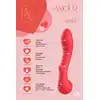 Amour – Flexible G-Spot Vibrator Aimee. Malinowy, profilowany wibrator do stymulacji punktu G z  żebrowaniem