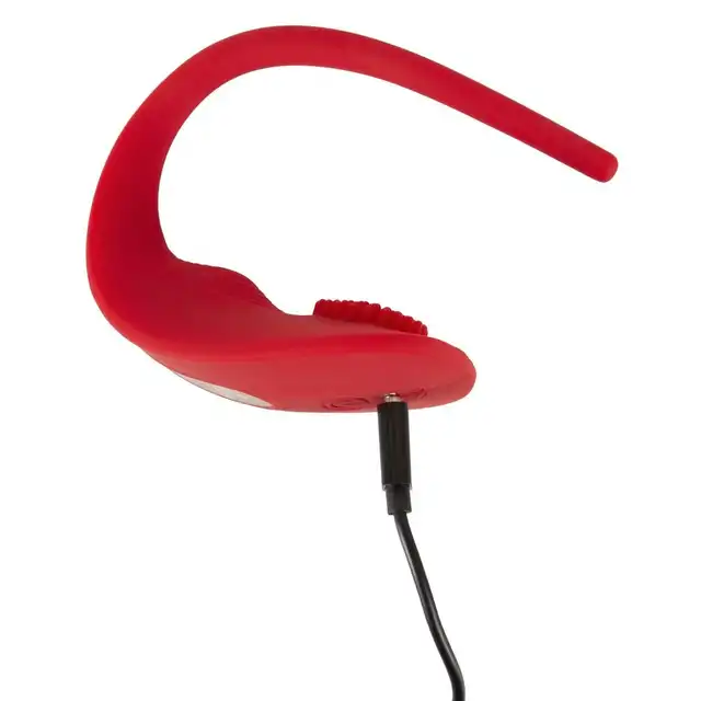 Sweet Smile - RC Slim Panty Vibrator Red. Wibrator bieliźniany, pieści srom, łechtaczkę i odbyt, zapewniając dyskretną przyjemność dzięki 7 trybom wibracji